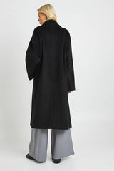 Double Breasted Wool Look Coat