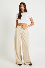 Corduroy Wide Leg Trousers