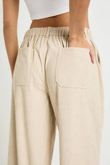 Corduroy Wide Leg Trousers