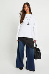 Basic Oversized Long Sleeve T-Shirt