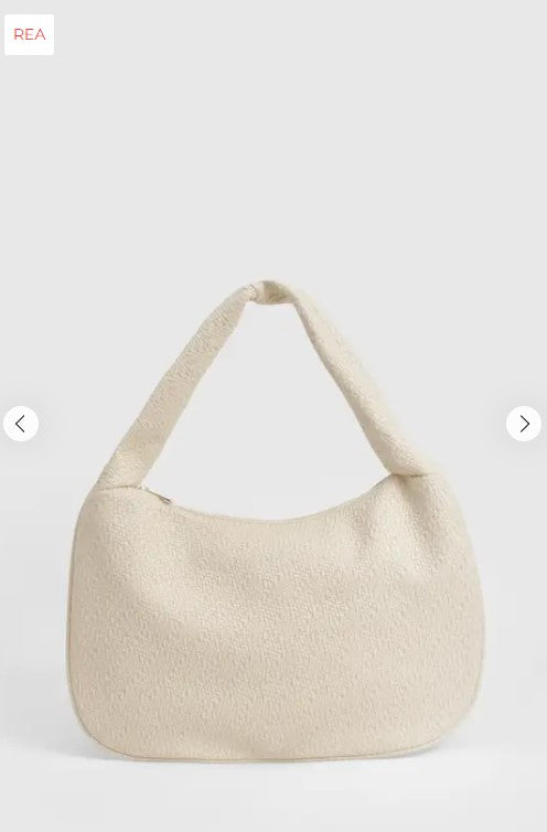 Textured Luxe Tote Bag