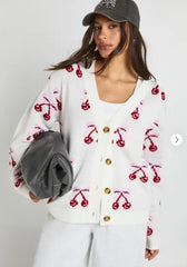 Cherry Blossom Christmas Cardigan