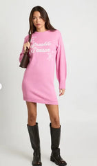 Sparkle Season Shimmer Knit Christmas Mini Dress