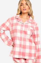 ✨ Holiday Comfort Oversized Flannel Pajama Set