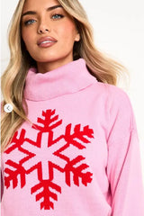 Eliana Paris Snowflake Christmas Sweater ✅ (clean & elegant)