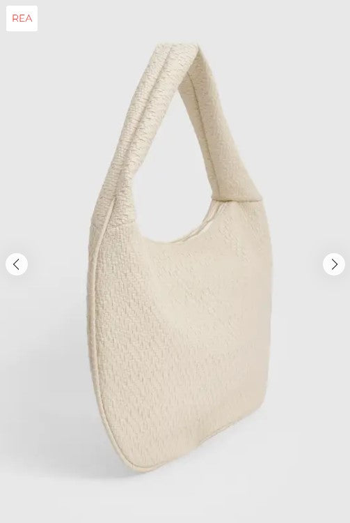 Textured Luxe Tote Bag