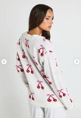 Cherry Blossom Christmas Cardigan