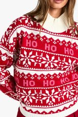 Festive Ho Ho Ho Christmas Sweater