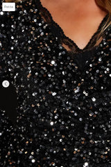 🌟 Petite Lace Luxe Sequin Mini