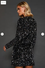 🌟 Petite Lace Luxe Sequin Mini