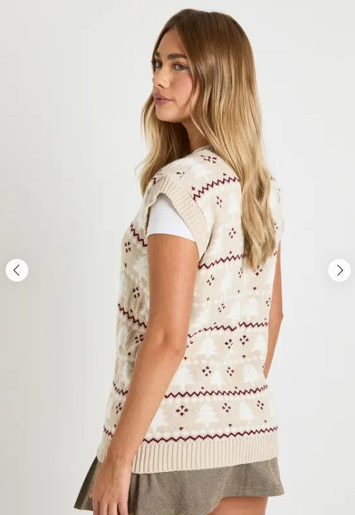 Eliana Paris Knitted Christmas Tree Cardigan ✅