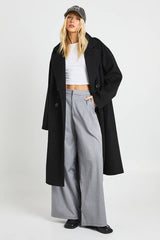 Double Breasted Wool Look Coat