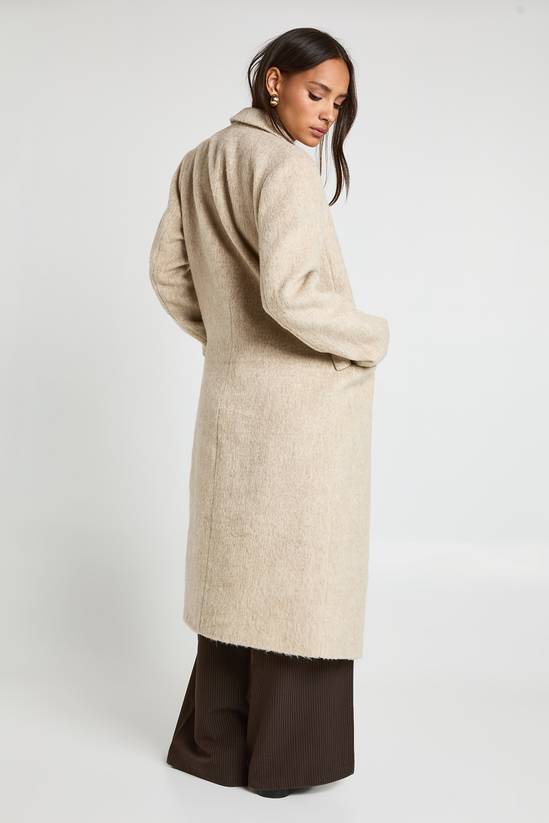 Premium Longline Wool Look Coat