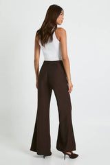 Tailored Slim Flare Trousers