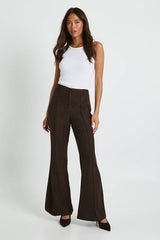 Tailored Slim Flare Trousers