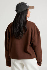 Polar Fleece Half Zip Funnel Neck Sweatshirt