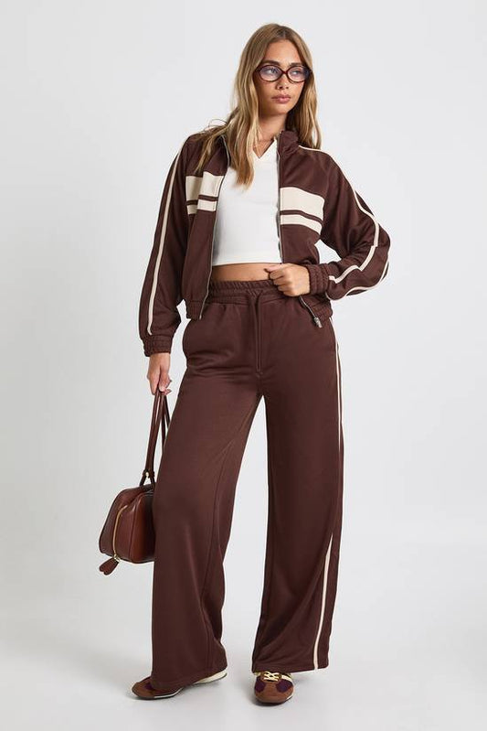 Side Stripe Straight Leg Jogger