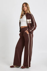 Side Stripe Straight Leg Jogger